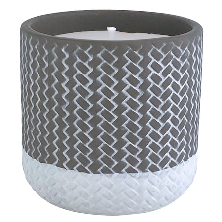 Assorted Ceramic 4 In. H Reed Citronella Candle